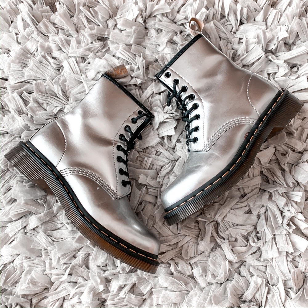 Metallic Doc Martens